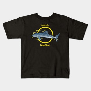 Reefhorse Whale Shark With Pilot Fish Kids T-Shirt